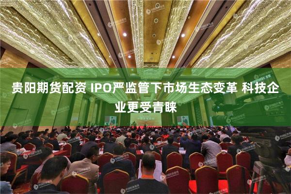 贵阳期货配资 IPO严监管下市场生态变革 科技企业更受青睐