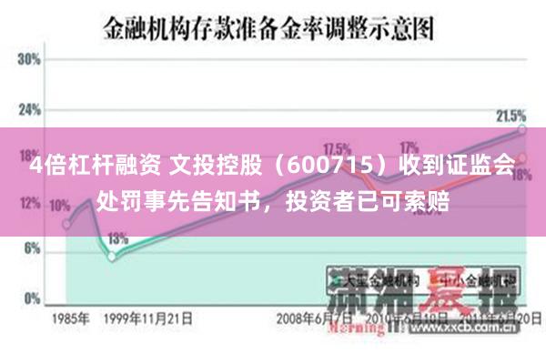 4倍杠杆融资 文投控股（600715）收到证监会处罚事先告知书，投资者已可索赔