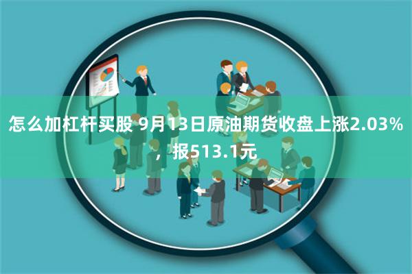 怎么加杠杆买股 9月13日原油期货收盘上涨2.03%，报513.1元