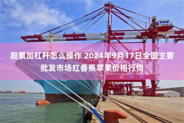 股票加杠杆怎么操作 2024年9月17日全国主要批发市场红香蕉苹果价格行情
