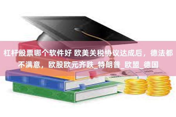 杠杆股票哪个软件好 欧美关税协议达成后，德法都不满意，欧股欧元齐跌_特朗普_欧盟_德国